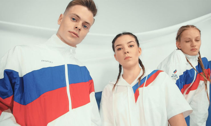 Появилось видео с новой олимпийской формой сборной России.
