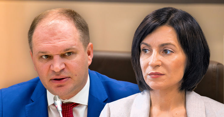 Санду об обвинениях Чебана: Став президентом, я ни разу не пользовалась мигалками. Коллаж: Point.md