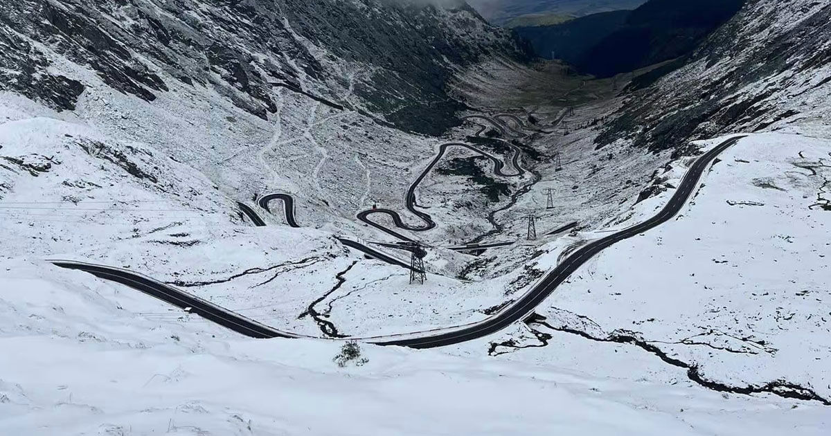 Traficul rutier pe Transfăgărăşan se închide la 1 noiembrie.
