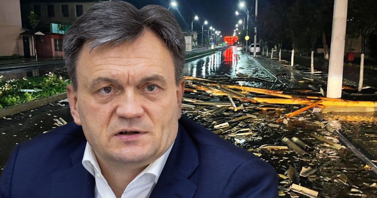Речан распорядился о помощи для граждан, пострадавших из-за непогоды. Коллаж: Point.md