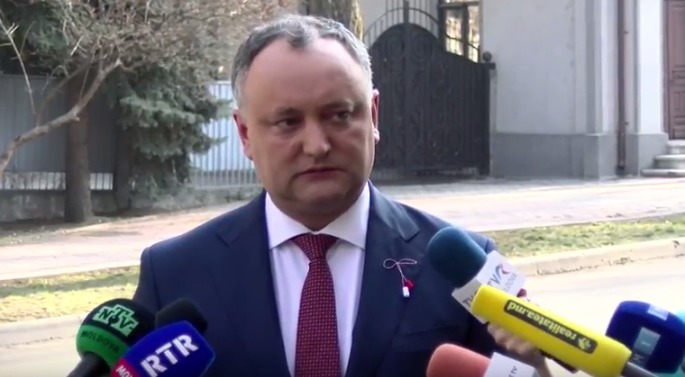 Президент Молдовы Игорь Додон. 