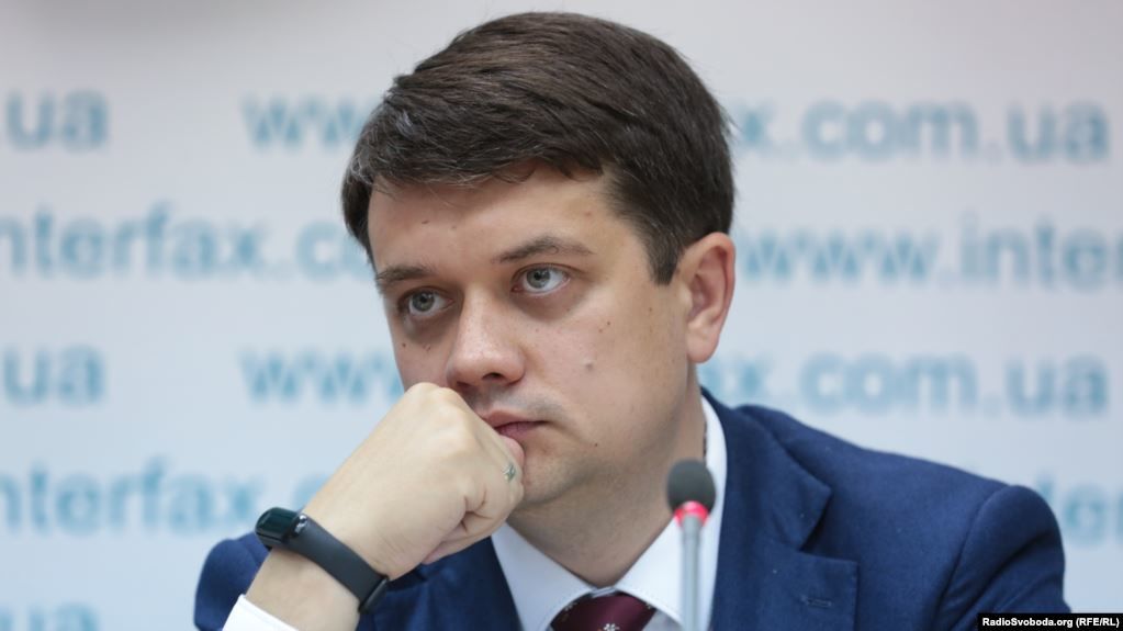 Лидер партии власти «Слуга народа» Дмитрий Разумков.
