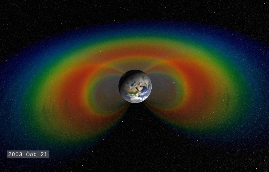 NASA следит за "вмятиной" в магнитном поле Земли. Фото: nasa.gov.