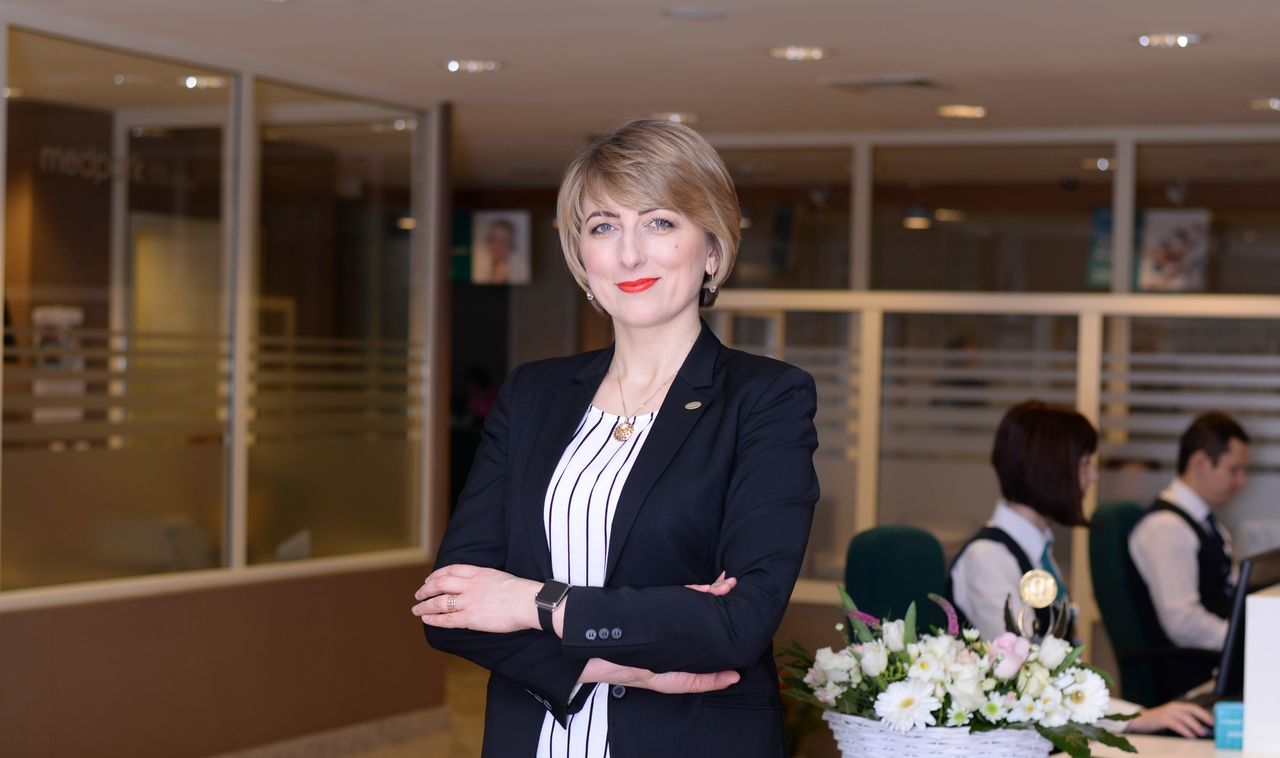 Directorul general Medpark, Olga Șchiopu.