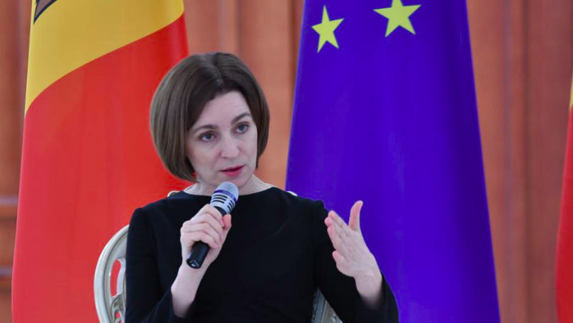 Президент Республики Молдова Майя Санду. 