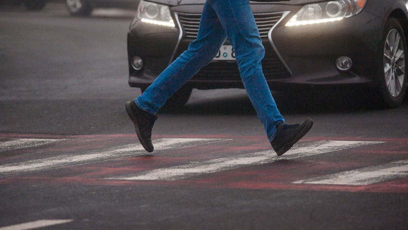 В Молдове за год произошло более 580 ДТП с участием пешеходов.
