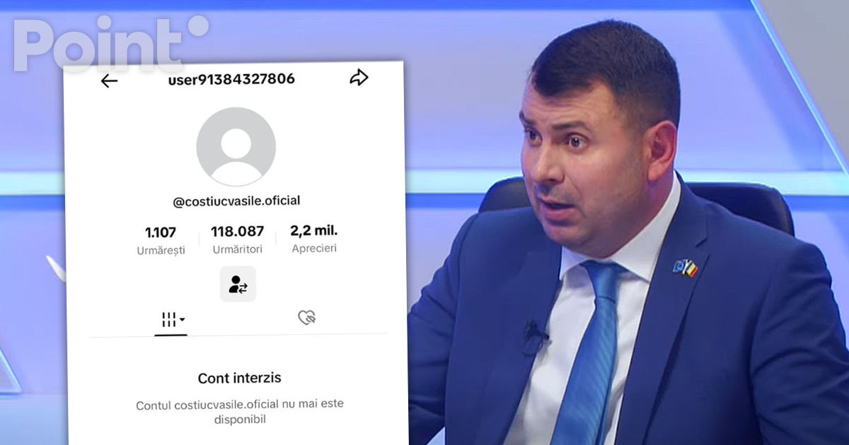 Аккаунт Василе Костюка в TikTok заблокировали: "Долой цензуру!".