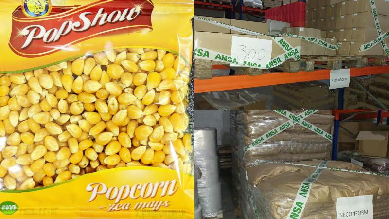 ANSA сообщило, что в кукурузе для попкорна найдены остатки пестицидов.