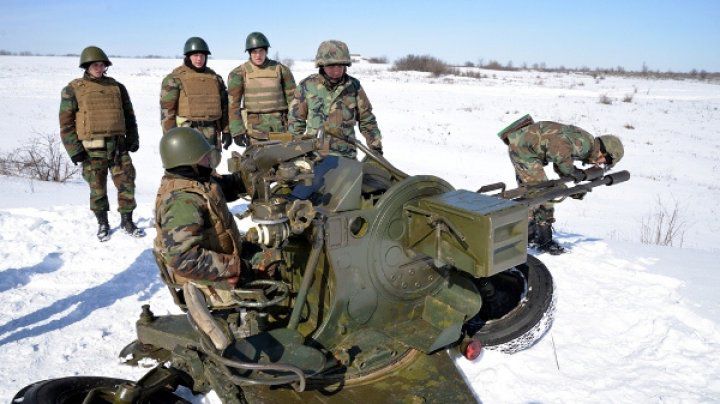 Împușcături la Bulboaca. Militarii au executat trageri de luptă