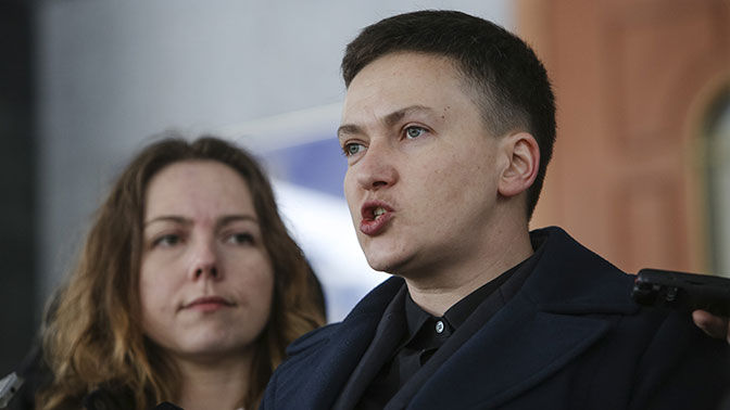 Украинский нардеп Надежда Савченко.