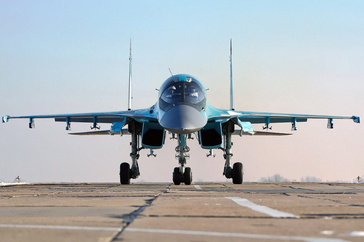В Северной Осетии потерпел крушение Су-34: экипаж погиб.