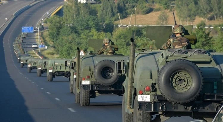 По дорогам Молдовы проедет военная техника: проходят учения «Щит мира».