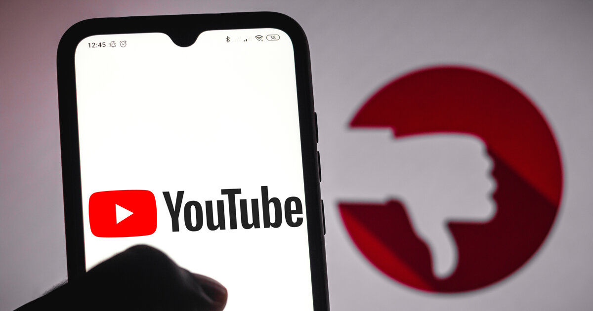 YouTube скроет количество дизлайков под видео.