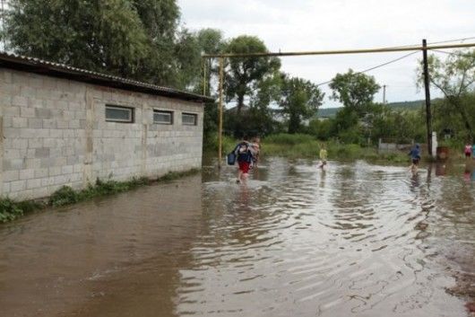 В Страшенах снова потоп.