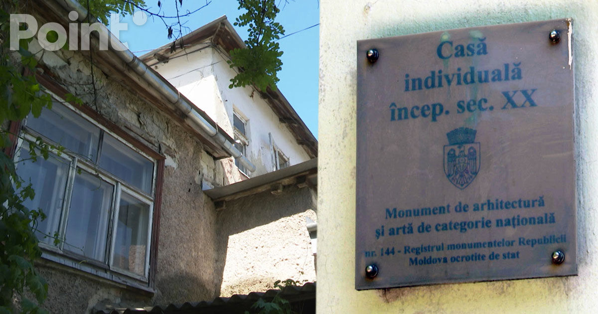 O clădire istorică din centrul Capitalei, în pericol de prăbușire.