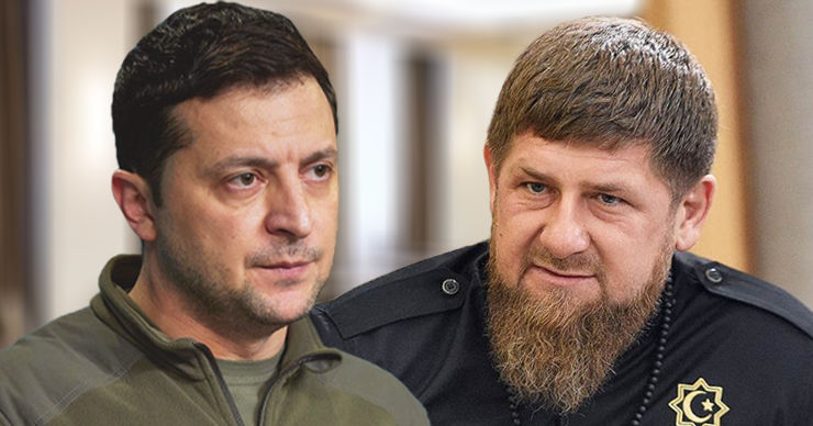 Глава Чечни Рамзан Кадыров не объявит «кровную месть» президенту Украины Владимиру Зеленскому. Коллаж Point.md.