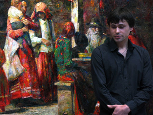 В Страсбурге проходит выставка молдавского художника Георге Лисицы