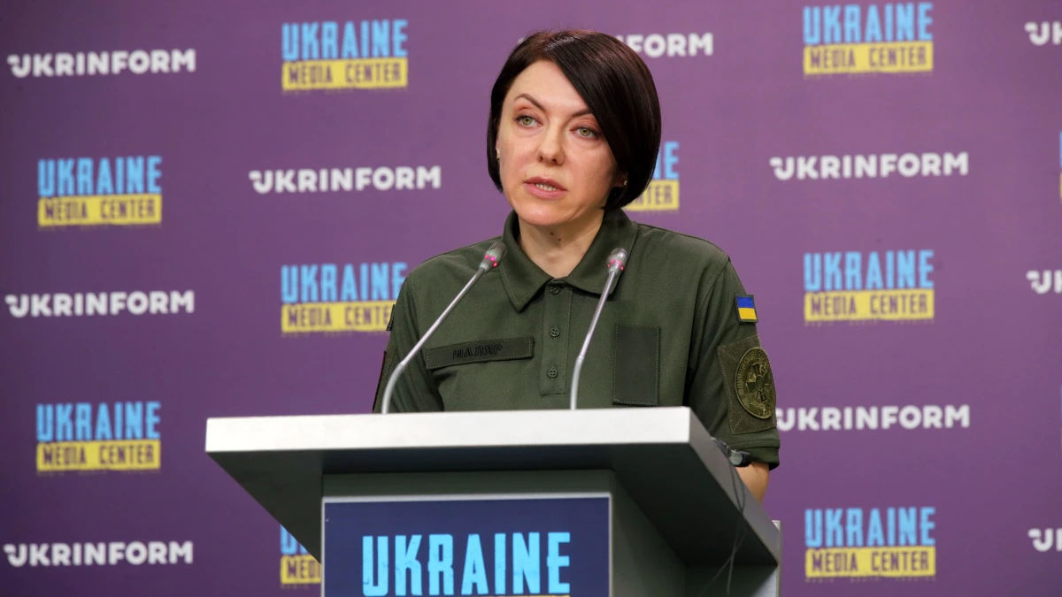 Заместитель министра обороны Украины Анна Маляр.