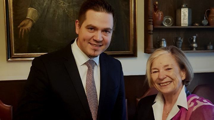 Ministrul Afacerilor Externe a avut o întrevedere cu preşedintele Fundaţiei Hanns Seidel. 
