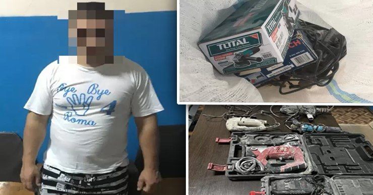 Полиция задержала мужчину, обокравшего квартиру, в которой он делал ремонт. Фото: Point.md.