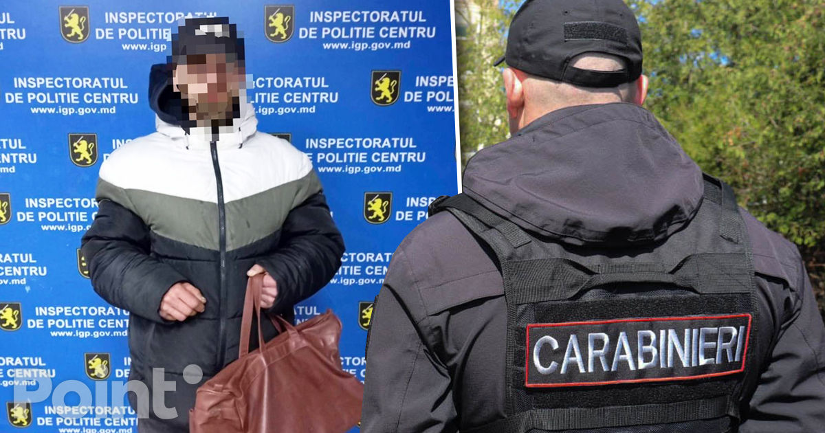Un tânăr căutat pentru furt, identificat și reținut de carabinieri.