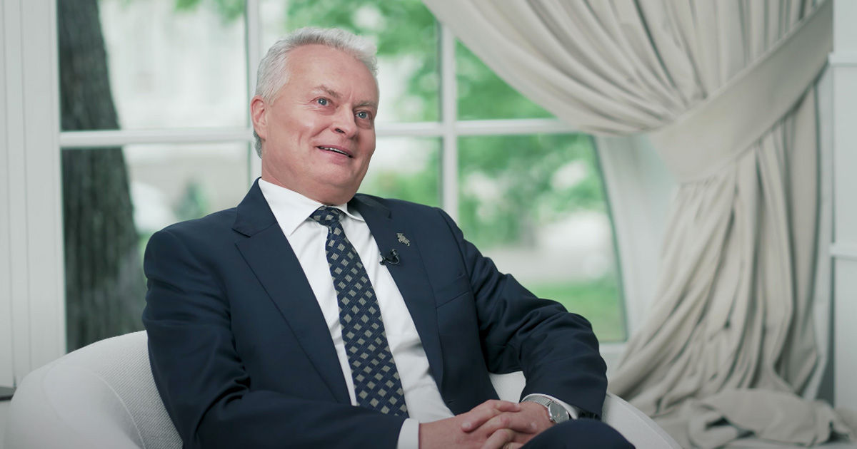 Президент Литвы Гитанас Науседа.