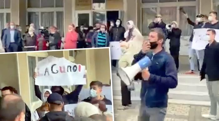 Майю Санду освистали в Единцах, потребовалось вмешательство полиции. Коллаж: Point.md