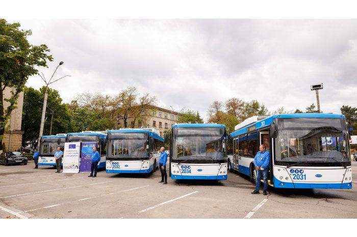 В Бельцах появятся 10 новых автобусов и 15 троллейбусов.