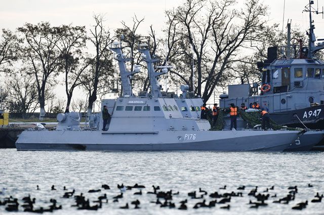 Задержанные украинские катера исчезли.