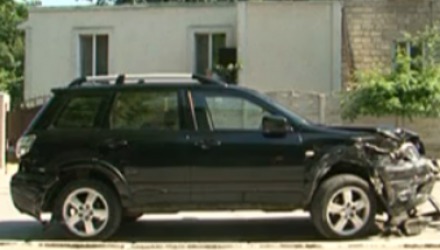 Un accident rutier mai puţin obişnuit a avut loc astăzi în sectorul Botanica al capitalei.
