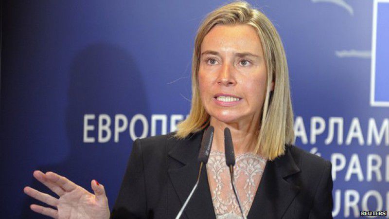 Șefa diplomației europene, Federica Mogherini. Foto: agora.md