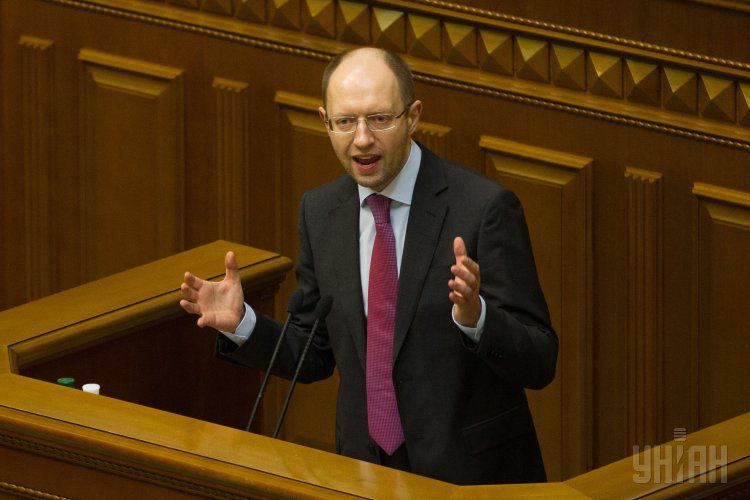Премьер-министр Украины Арсений Яценюк.