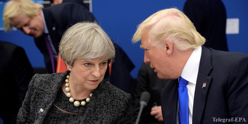 Трамп и Мэй обсудили действия по предотвращению "российских угроз".