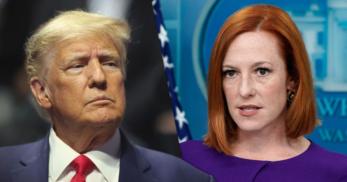 Джен Псаки призвала прокомментировала обвинения Дональду Трампу. Коллаж Point.md.
