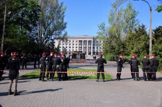 Полиция не обнаружила взрывчатку на Куликовом Поле в Одессе.