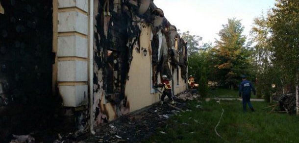 Incendiu la un azil de bătrâni din Ucraina.  Foto: glavred.info