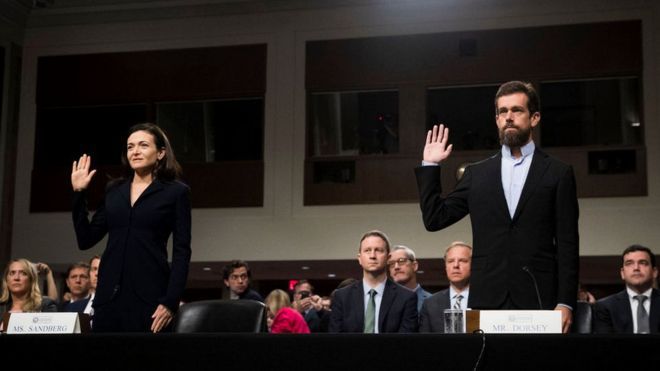 Руководство Facebook и Twitter заслушали в комитете по разведке США.