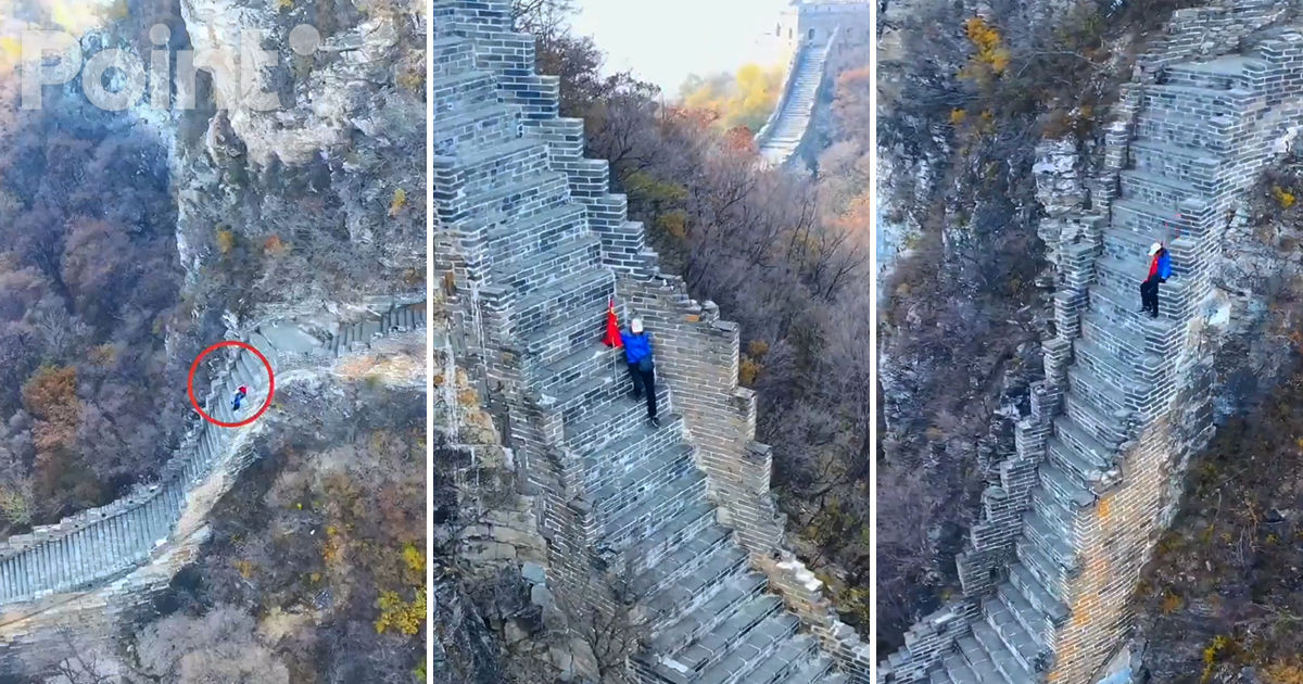 Cea mai periculoasă secțiune a Marelui Zid Chinezesc, deschisă pentru turiști.