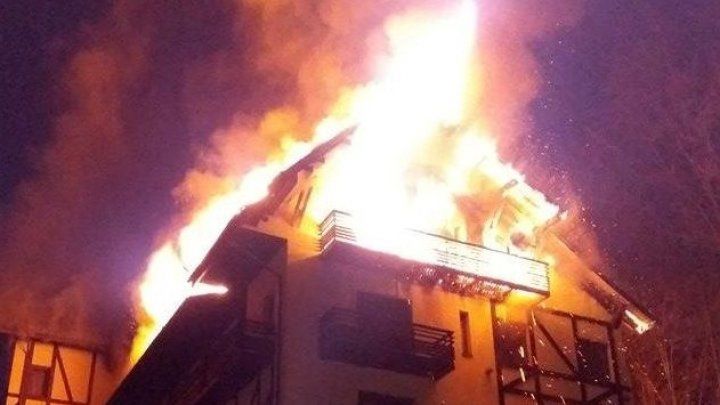 Incendiu la centrul SPA al unui hotel din Sovata! Turiștii au fost evacuați