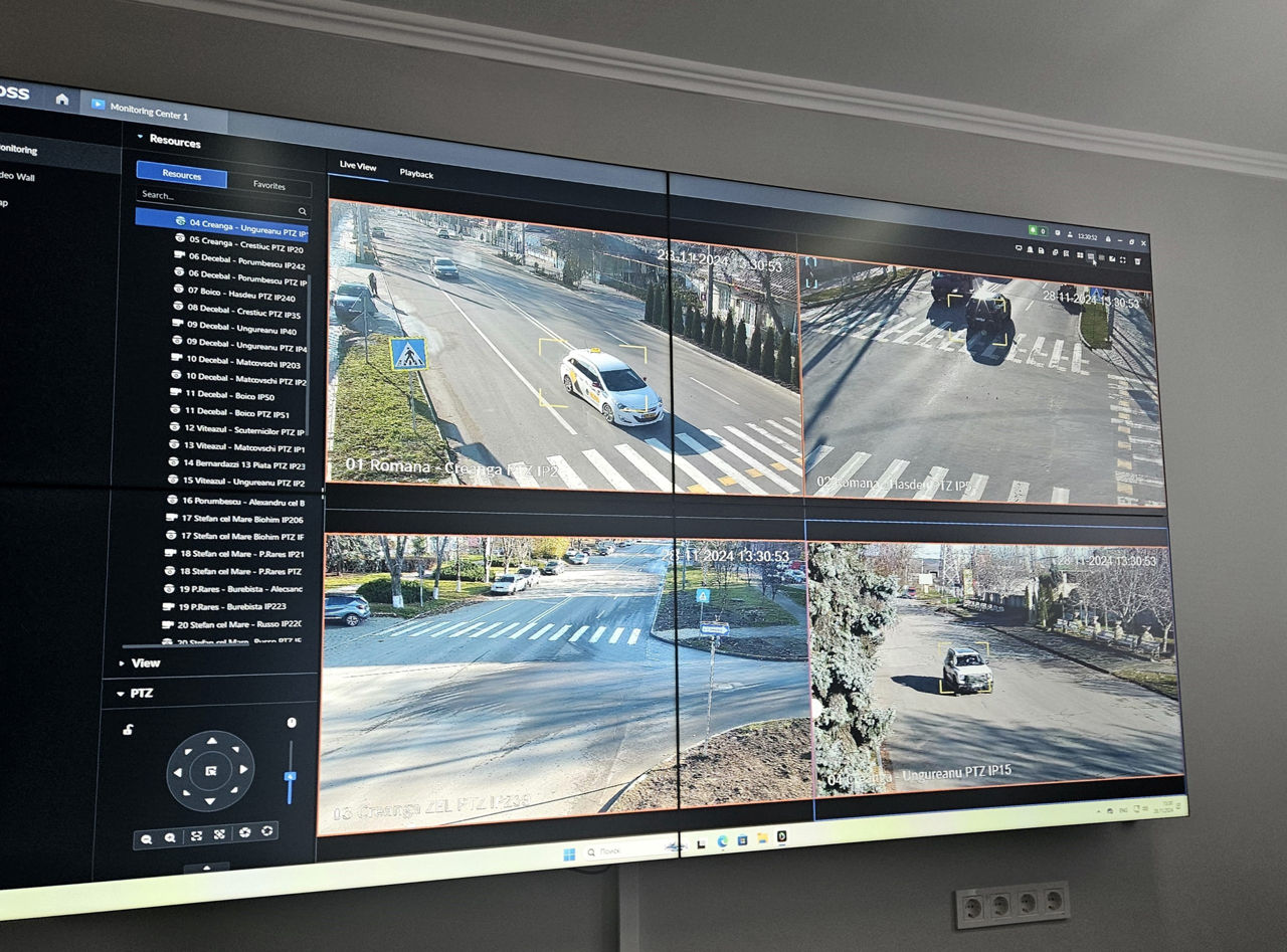 Un sistem inteligent de monitorizare video, introdus la Ungheni.