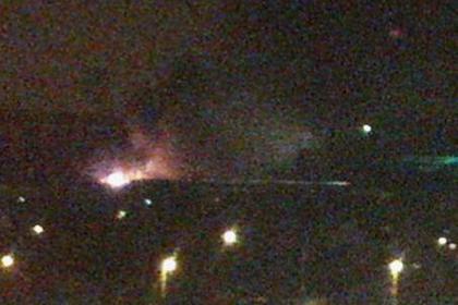 Инцидент произошел около 03:00 по местному времени (04:00 мск) в районе железнодорожной станции Харьков-Балашовский. Фото: @SergoniuS