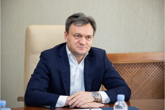 Дорин Речан с директором Швейцарского бюро по сотрудничеству в Кишиневе