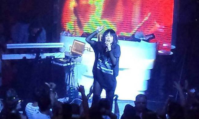 Loreen, a făcut furori într-un club de noapte din Chişinău. 