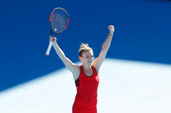 Simona Halep, primul român în semifinale la Australian Open. Foto: dii24.ro