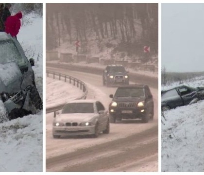 Iarna s-a dezlantuit in judetele din sudul si centrul Romaniei, unde meteorologii au emis un cod galben de ninsori si viscol, valabil pana marti noapte.