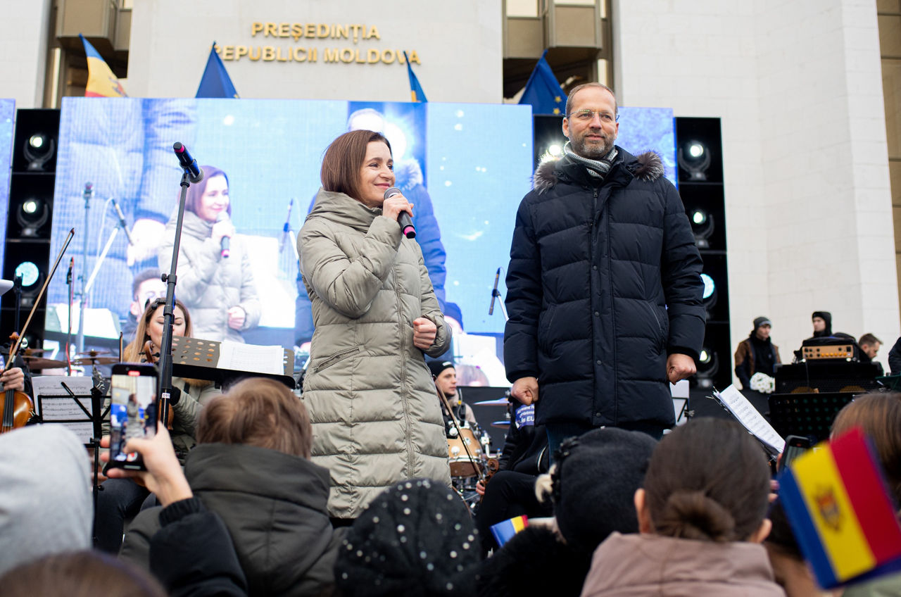 Санду: Мирное будущее Молдовы может быть только в великой европейской семье.