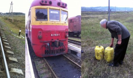 Doi angajaţi de la Calea Ferată din Moldova, reţinuţi pentru furt de motorină. Foto: jurnal.md