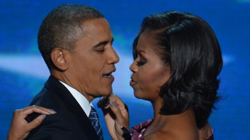 Barack Obama şi soţia sa Michelle au făcut schimb de declaraţii de dragoste