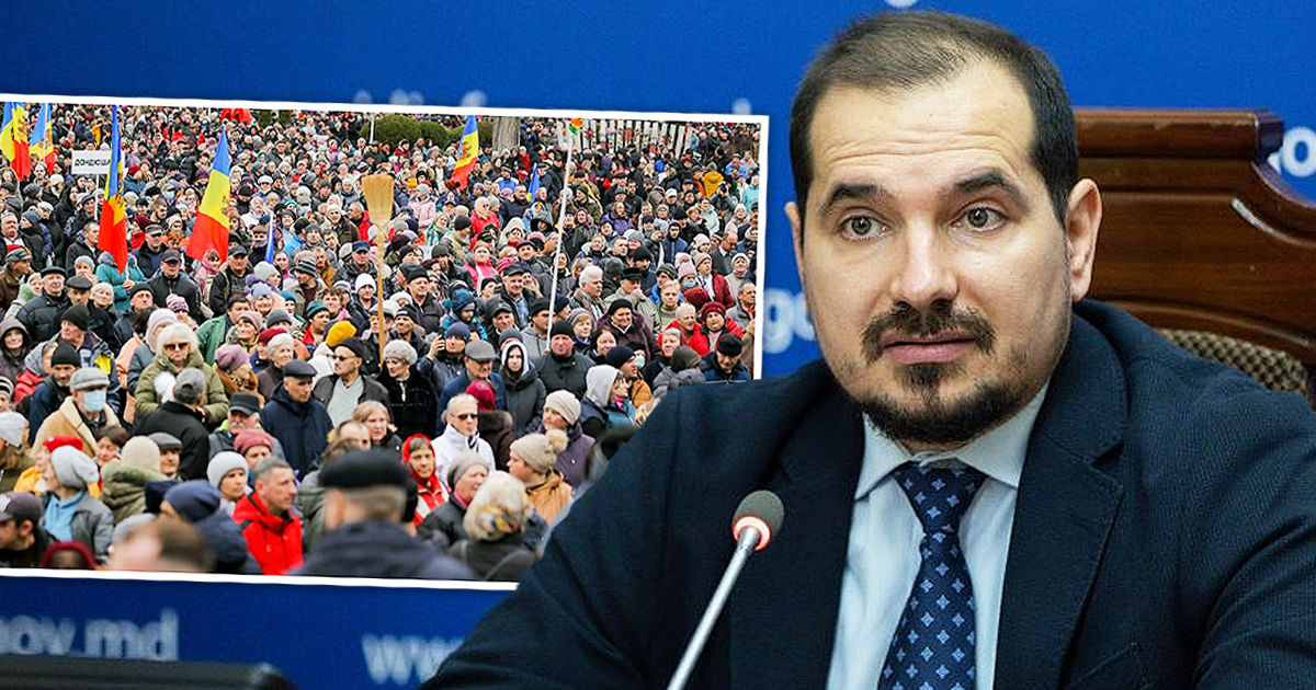 Министр труда и социальной защиты Алексей Бузу ответил на обращение протестующих. Коллаж Point.md.
