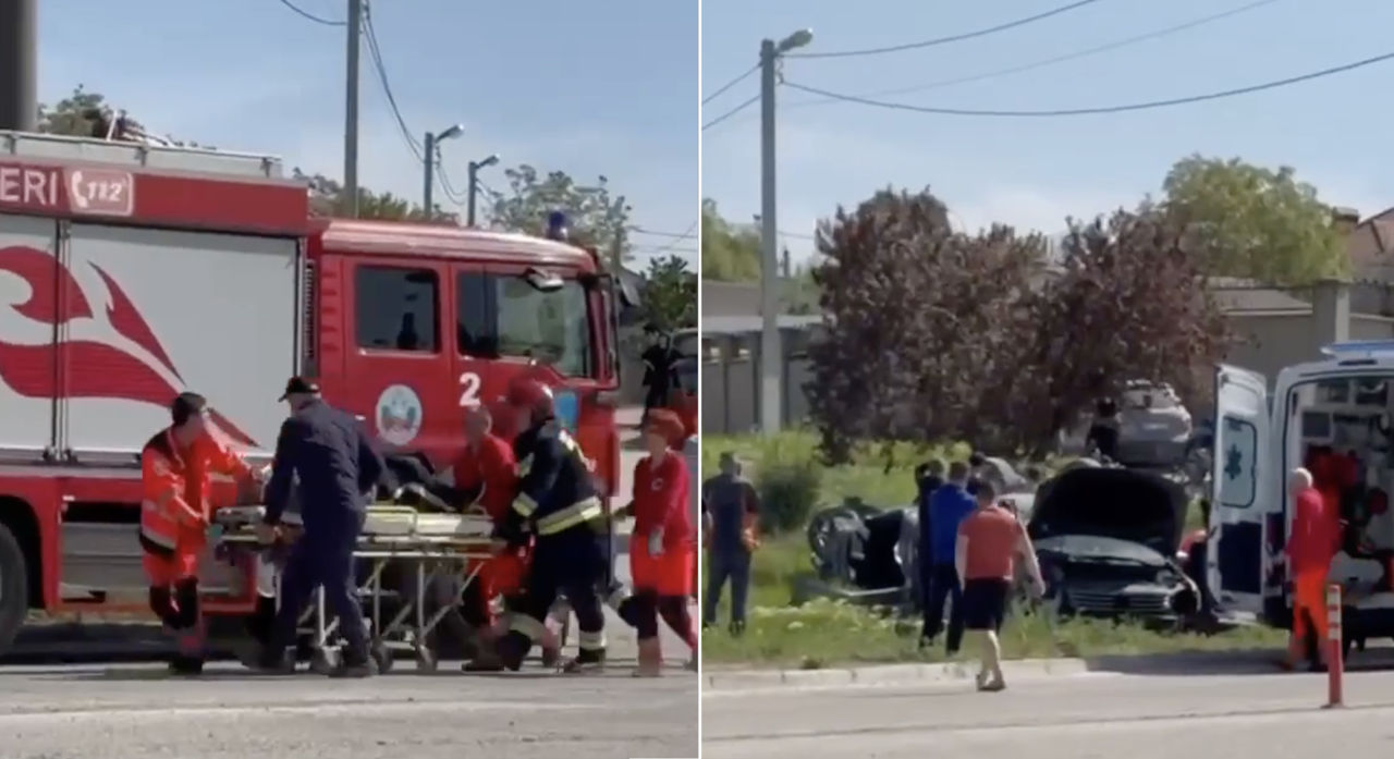 Accident grav la ieșirea din Chișinău: Două persoane, spitalizate.